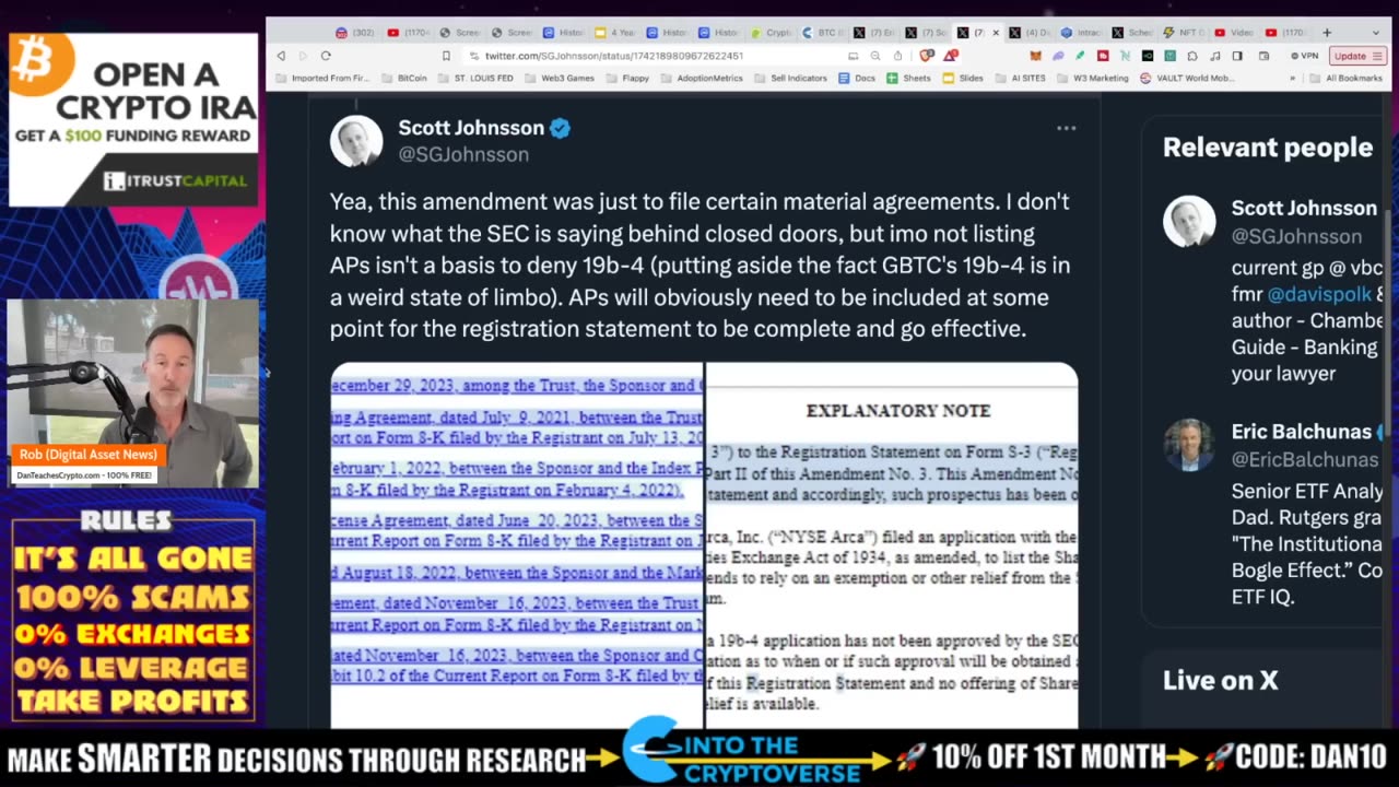 DID YOU MISS THE CRYPTO BULL RUN ODD BITCOIN ETF FILINGS.