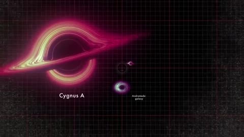 NASA Animation Sizes Up the biggest black holes