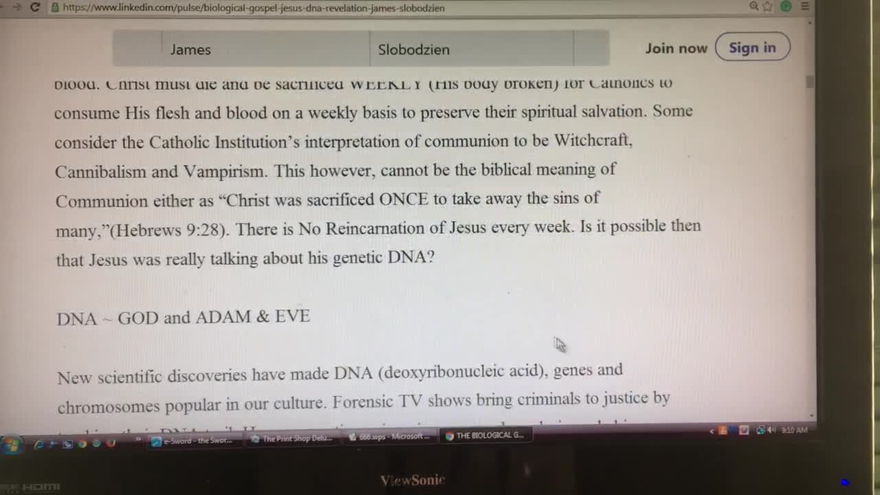 This is a Perfect Explanation of Gods DNA -part 1