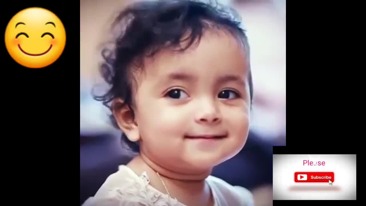 Very cute Baby smiling - funny baby videos