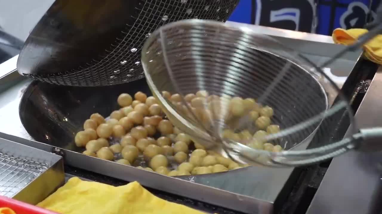 Taiwan Street Food：fried sweet potato balls