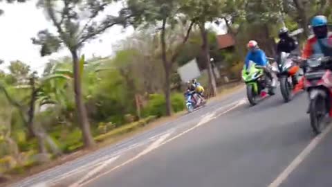 Supra father performs sharp maneuvers when cornering