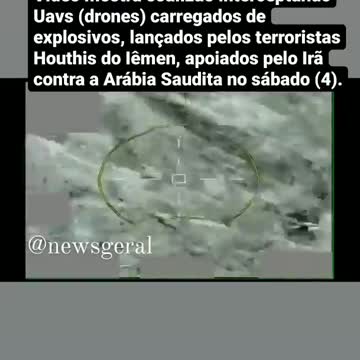 Video shows coalition intercepting explosive-laden Uavs (drones)