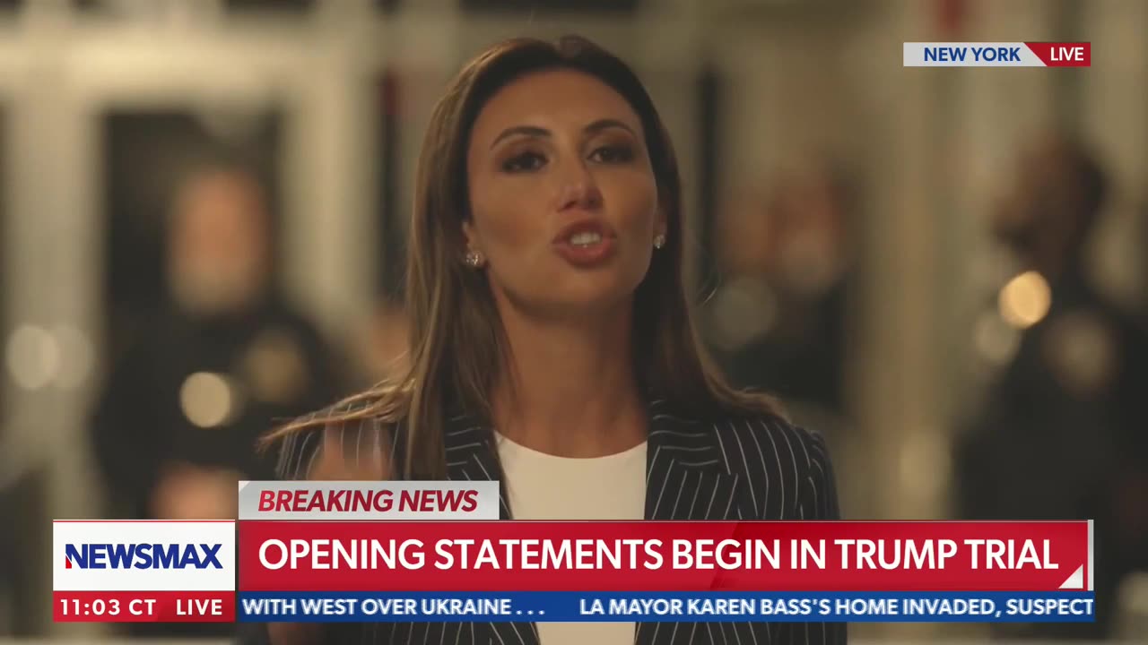 Alina Habba makes furious courthouse appearance during hush-money trial