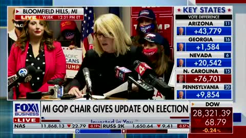 Michigan GOP chair announces glitch. 6000 votes counted for dems which were meant for GOP