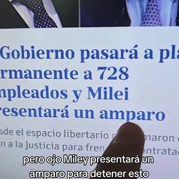 Milei impide bomba