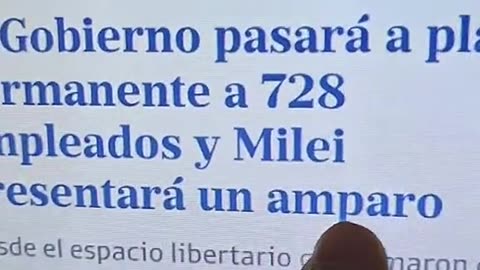 Milei impide bomba