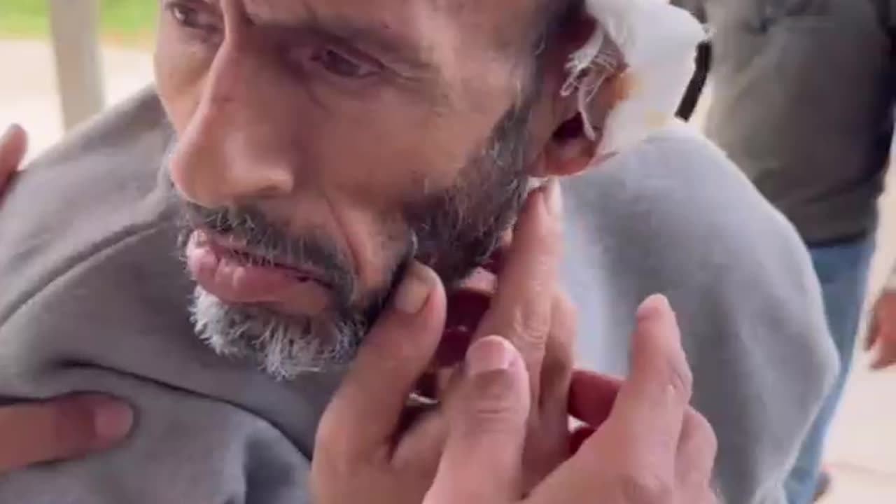 A 60-year-old elderly Palestinian from the Gaza Strip endured brutal torture