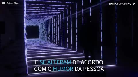 Corredor luzes LED é controlado com a mente!