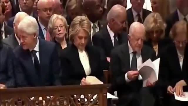 Served at the Bush Funeral - Biden Looked Surprised