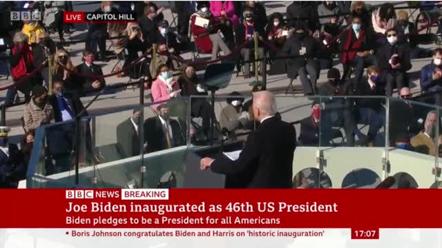 Biden: "The world is watching"