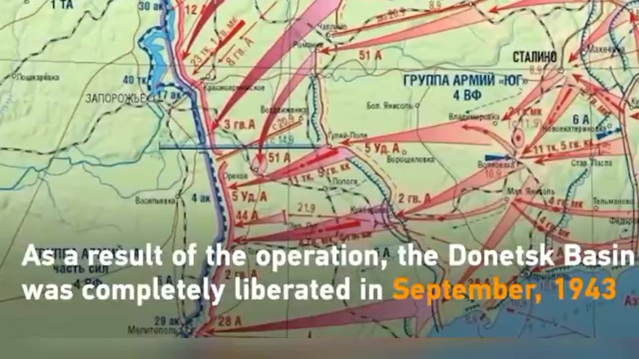 80 years ago the Soviet Army liberated Donbass -