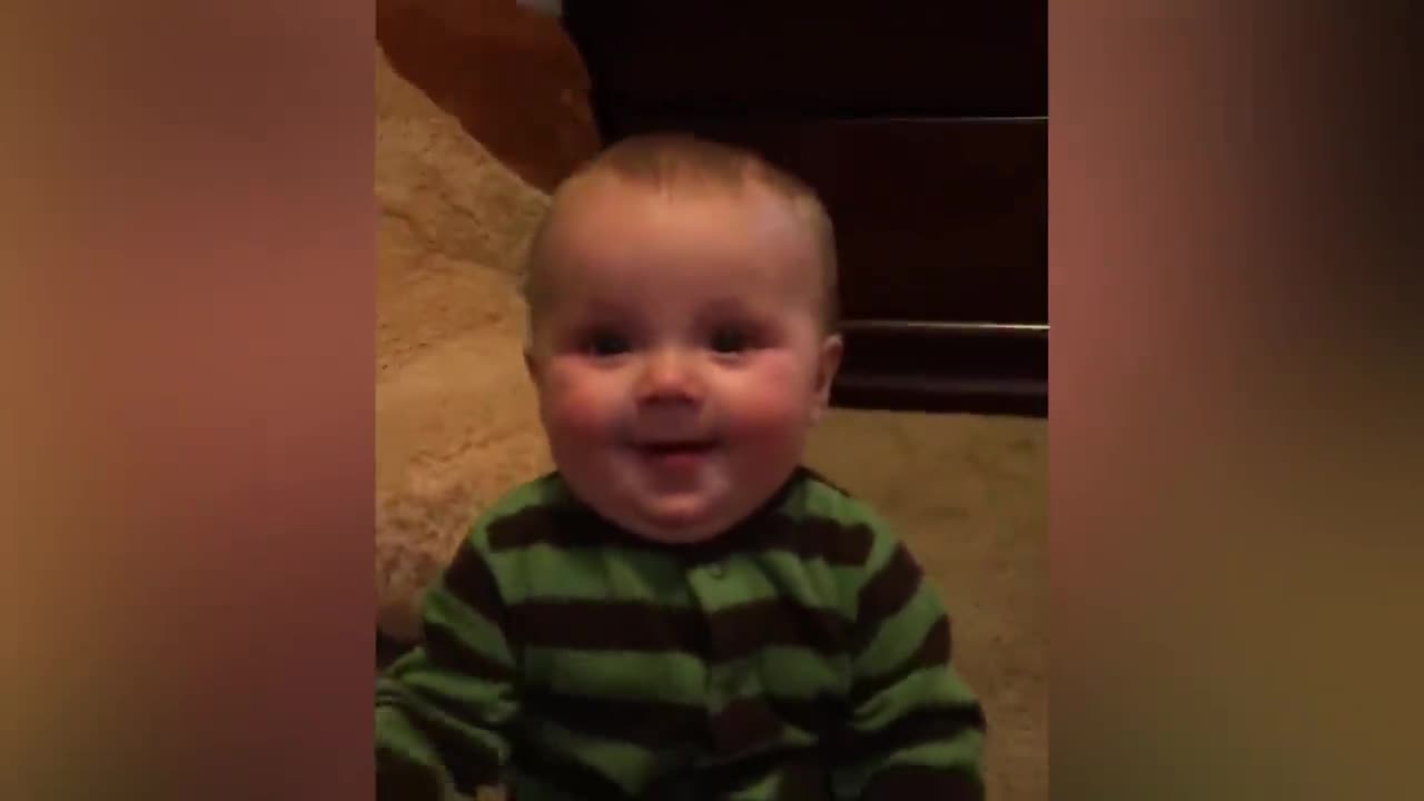 Funny and cute baby