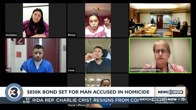 $850K bond set for man accused in rural Dane County homicide