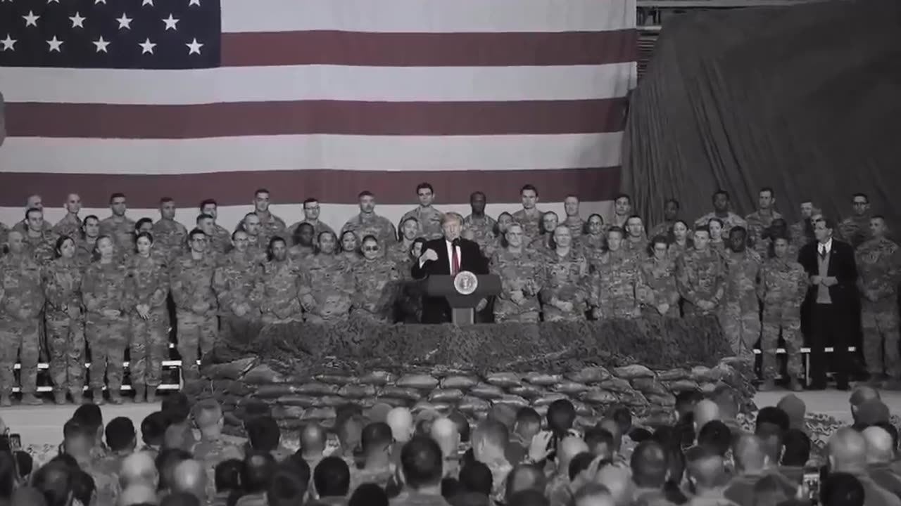 President Trump: “History shows that evil respects only one thing, unyielding strength.”