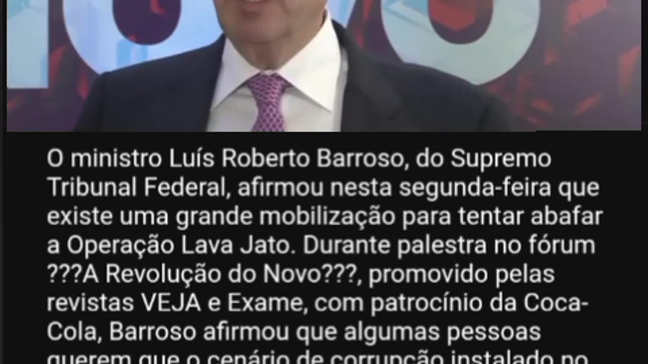 Barroso teme ???operação abafa??? na Lava Jato.