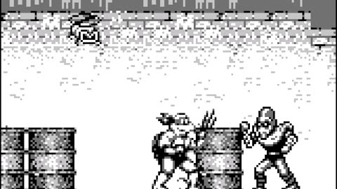 TMNT: Fall of the Foot Clan - GAMEBOY - 1990