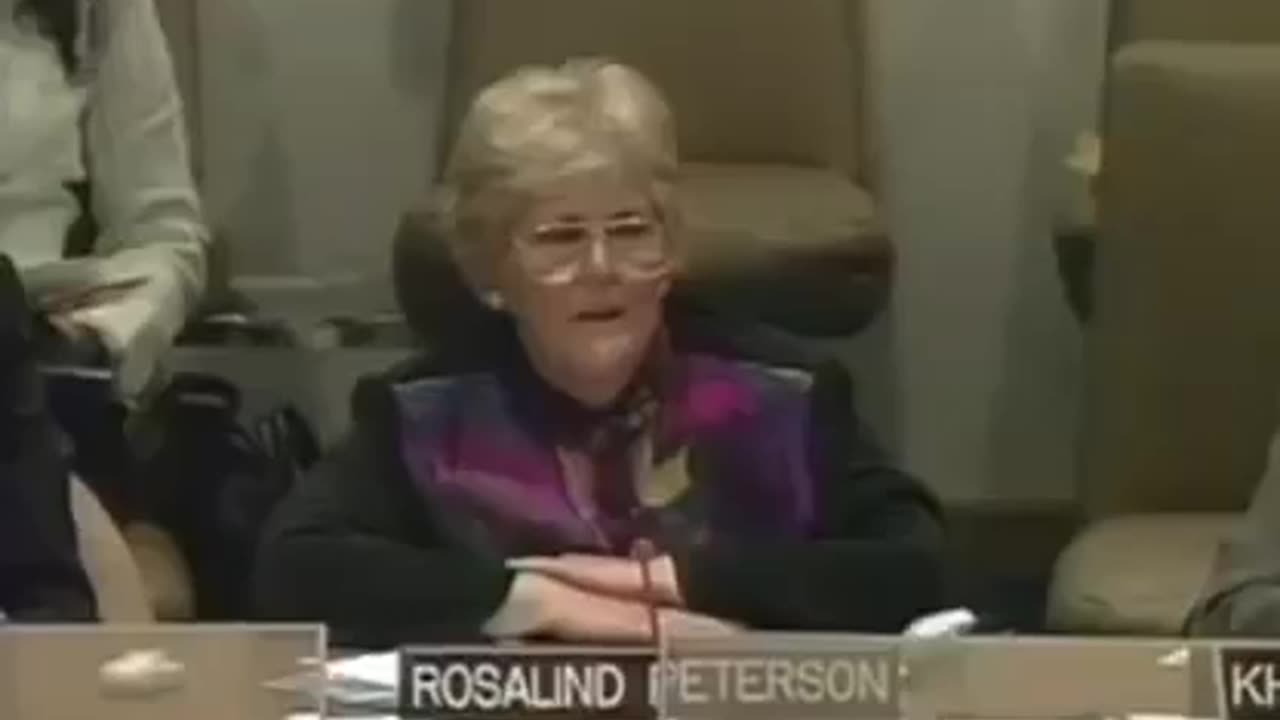 Important video UN Council meeting in 2006 about Chemtrails (Geo-engineering)