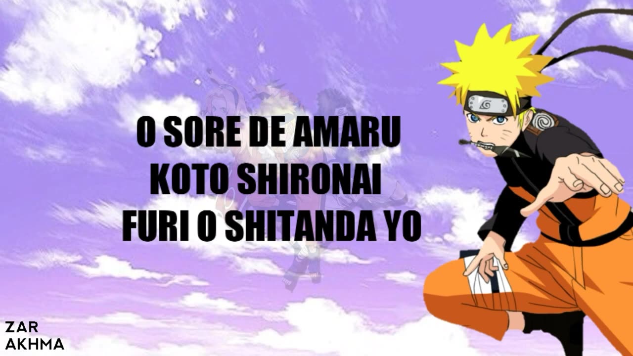 KANA-BOON | SILHOUETTE [NANIMO] (Lyric) Naruto Opening