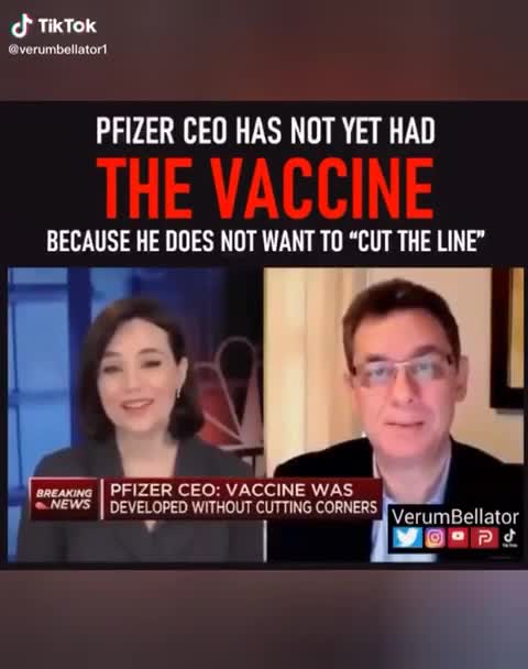 pfizer CEO no vaccine