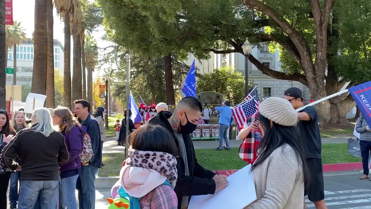 StopTheSteal _ California State Capitol Protest Sacramento, CA Week 4 November 28, 2020 IMG 2799