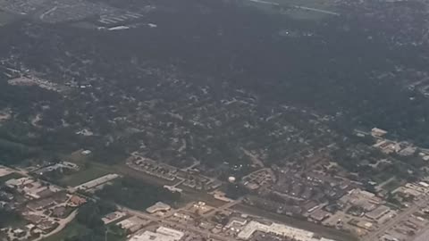 Top view of Houston