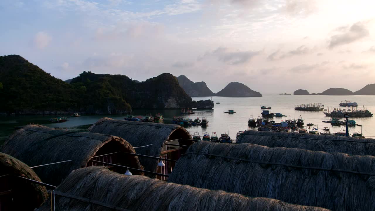 Vietnam rural seashore time lapse