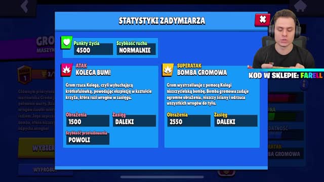 Gram GROMEM itestuje TRYB DUEL! ! Brawl Stars! 4 CE arall