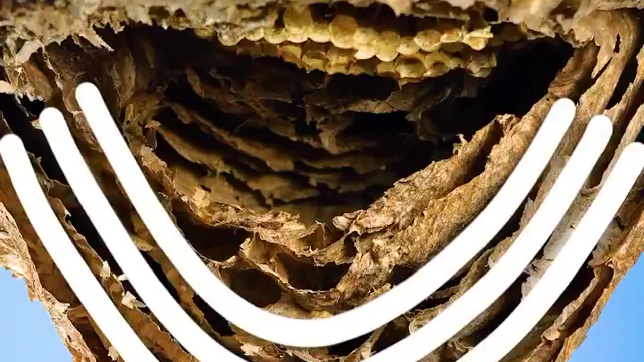 Have you ever wondered what's inside a wasp nest?