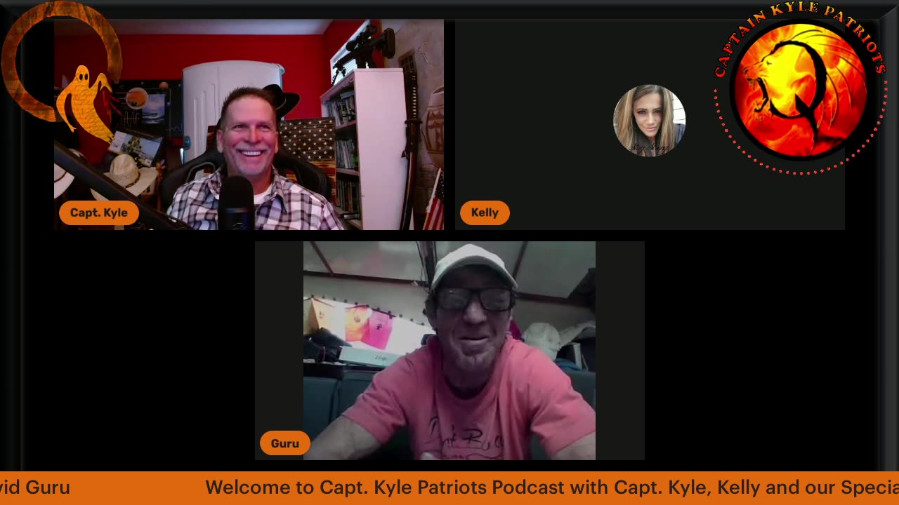 Capt Kyle Patriots Podcast 7/28/23 Aussie-USA Round Table w Capt Kyle, Kelly & David Guru