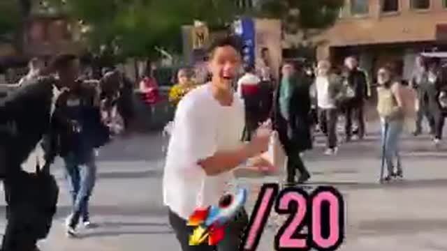 Rating stranger at foot ⚽️ in France 😱