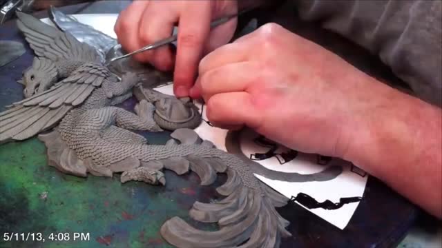 "Dragon Tears" relief production process sharing 4