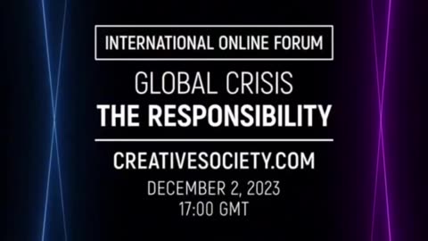 Invitation To Online Forum Global Crisis. Responsibility