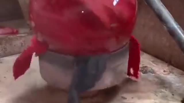 How to make a bowling ball