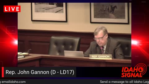 Pitchman Gannon: Senator Herndon(R) reacts to Rep. John Gannon's (D) anecdotal scenarios