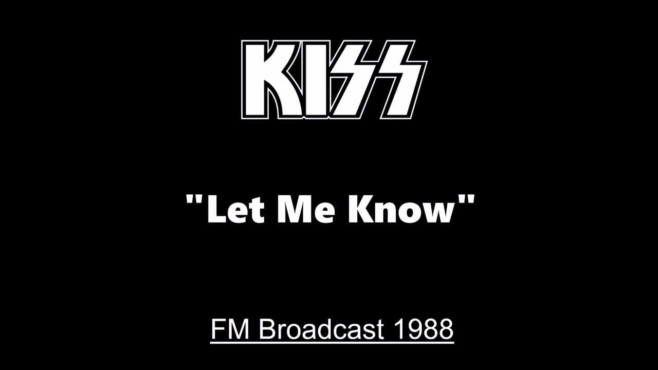 Kiss - Let Me Know (Live in Cleveland, Ohio 1975) FM Broadcast