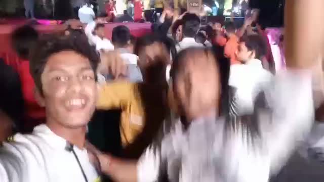 College boys dancing