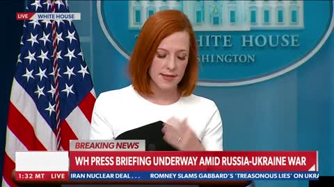 Jen PSAKI: "There's no question if Russia were to decide to use chemical weapons