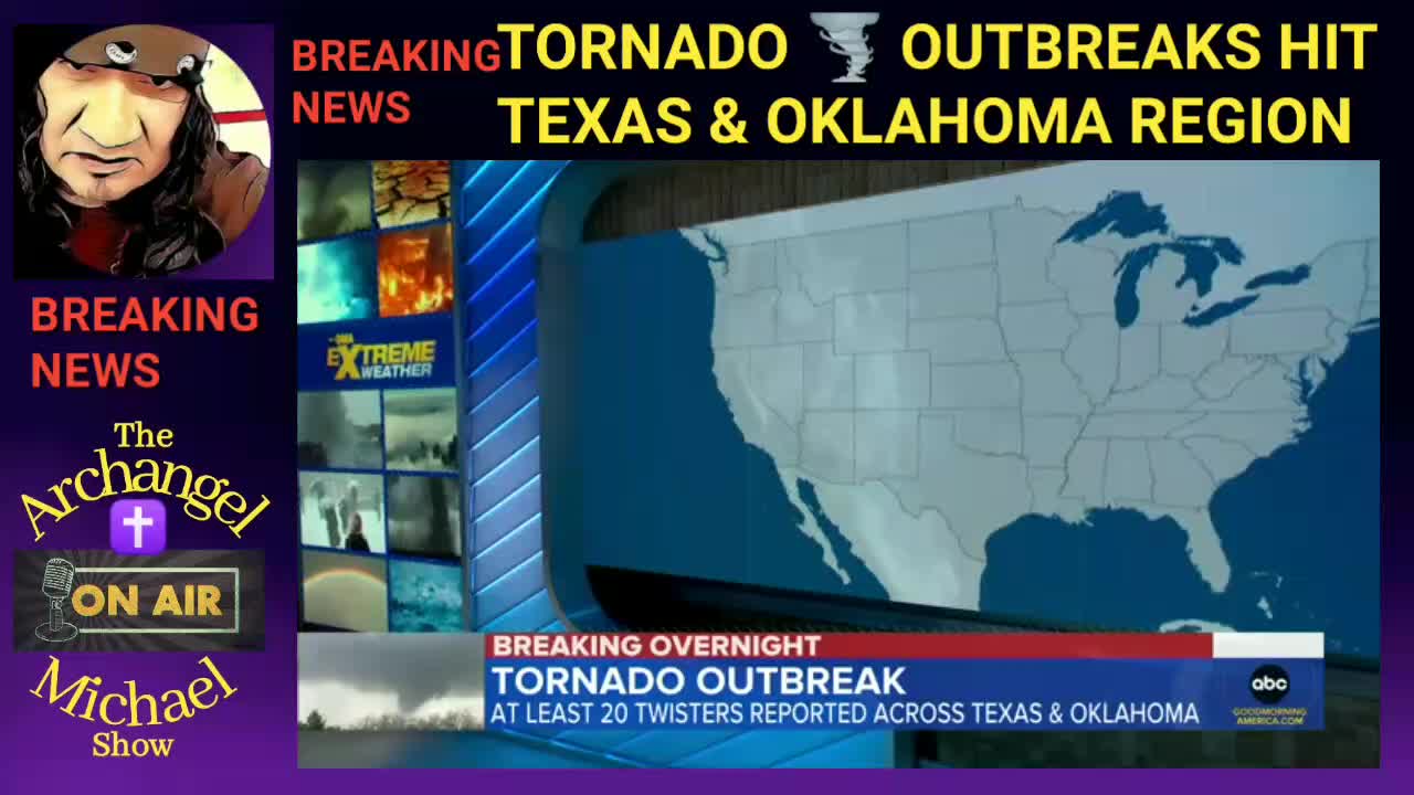 Tornado outbreak, it's Texas and Oklahoma