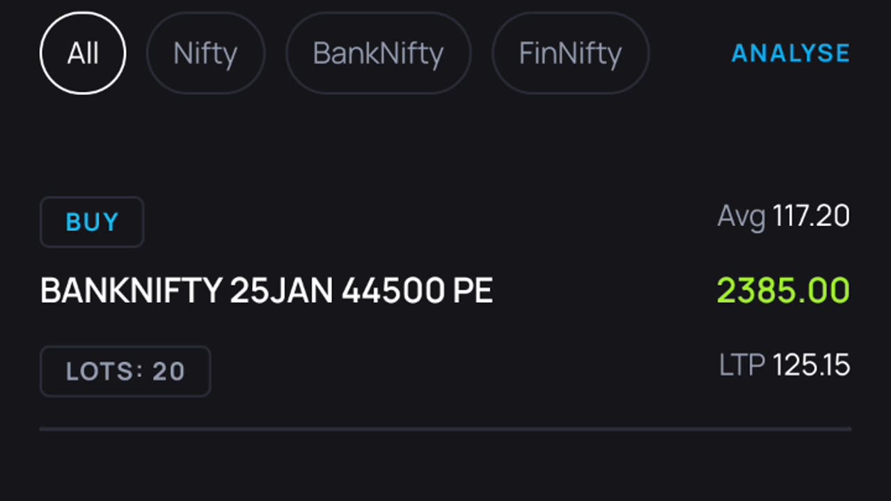 Live Trade Intraday option trading