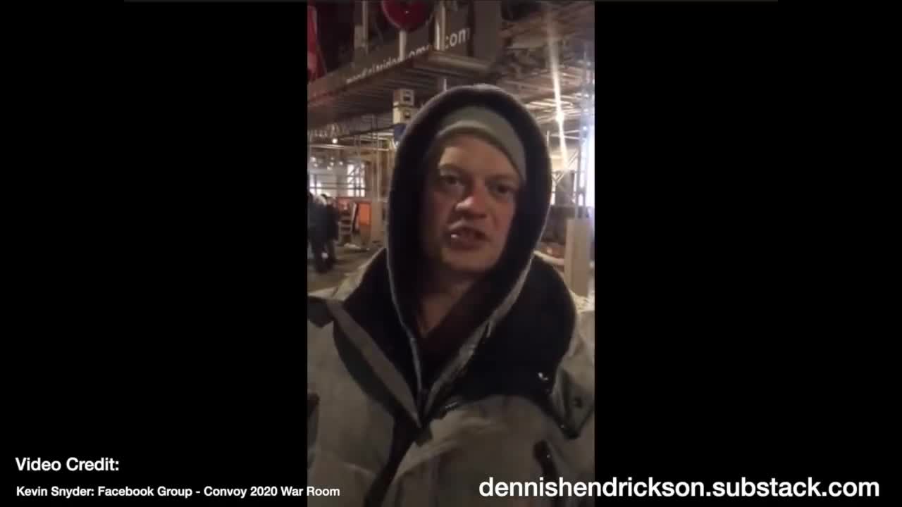 Stop Picking Up Trash Protester