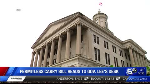 TENNESSEE ABOUT TO BECOME 19TH CONSTITUTIONAL CARRY STATE