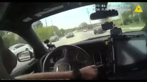 Bodycam video of police chase where suspect fled traffic stop, shot at deputy