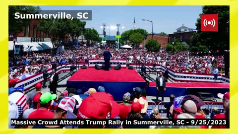 REPLAY / Thousands attend Trump Rally in Summerville, SC - 9/25/2023