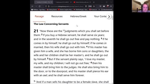 Journey Through The Bible -- Episode 50 -- Laws Governing Life and Property
