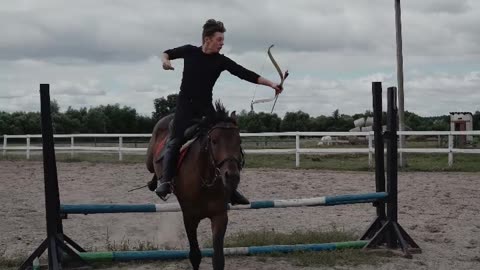 Horse jumping edit