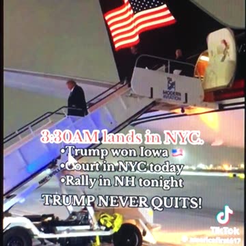 TRUMP 3:30 AM NEVER QUITS for America