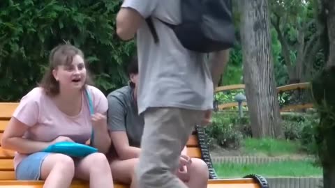 Tripping over nothing prank