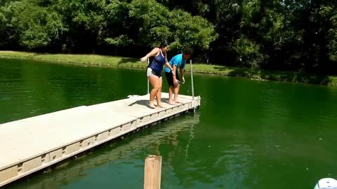 Jumping Off The Dock!