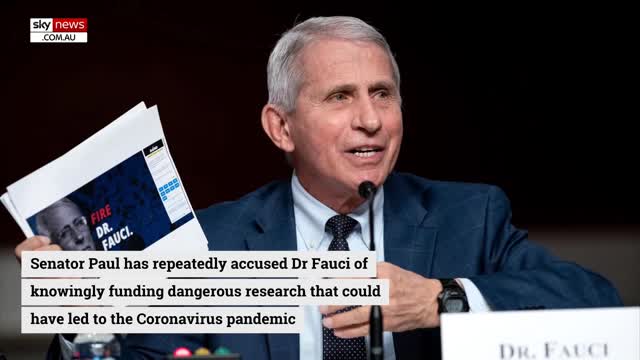 SKY NEWS - SENATOR RAND PAUL TO INTRODUCE AMENDMENT TO FIRE FAUCI